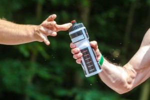 drinking water during marathon