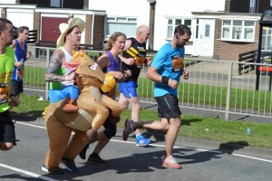 Great North Run charity runners