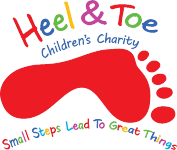 We raised £100 for local charity Heel and Toe Children’s Charity