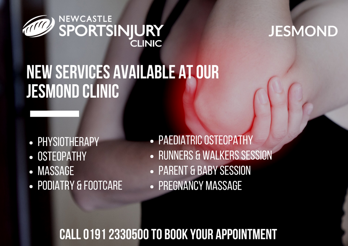 New services at Newcastle Sports Injury Clinic – Jesmond