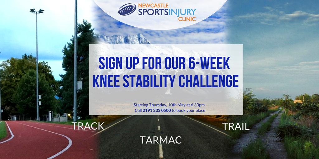 New 6-week Track, Trail & Tarmac Knee Stability Challenge