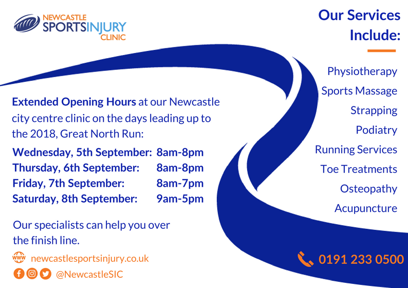 Extended opening hours for Great North Run runners